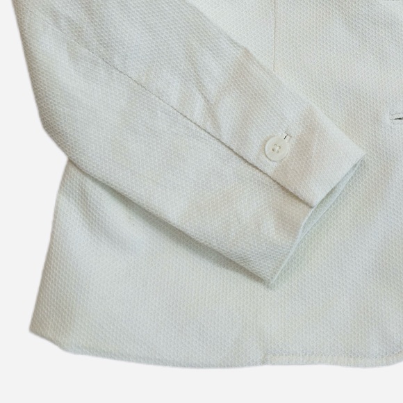 #99 ~ Anne Klein Button Front Off White Blazer Fully Lined size 12 - Picture 8 of 10